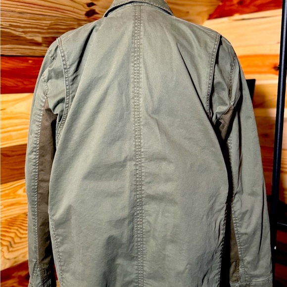 Gap Men’s Jacket Sage Green Military Field Jacket Medium - Picture 6 of 9